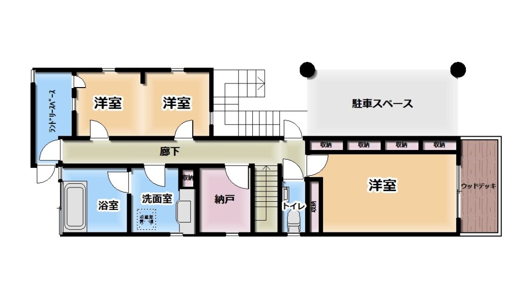 【１階 間取図】