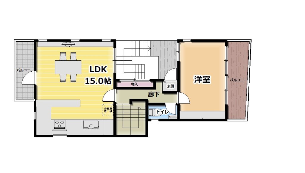 【２階 間取図】